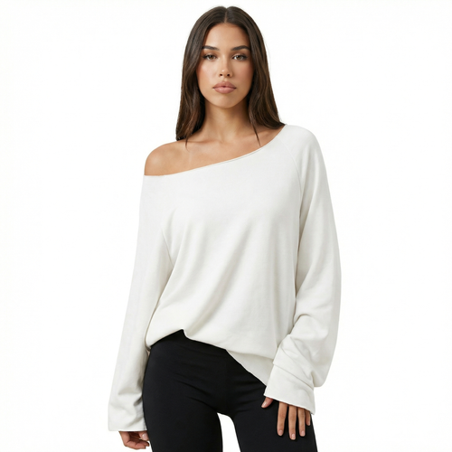 Signature Off Shoulder Sweatshirt
