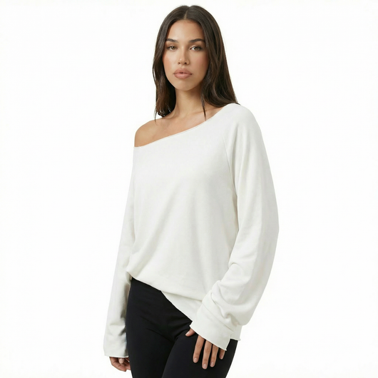 Signature Off Shoulder Sweatshirt