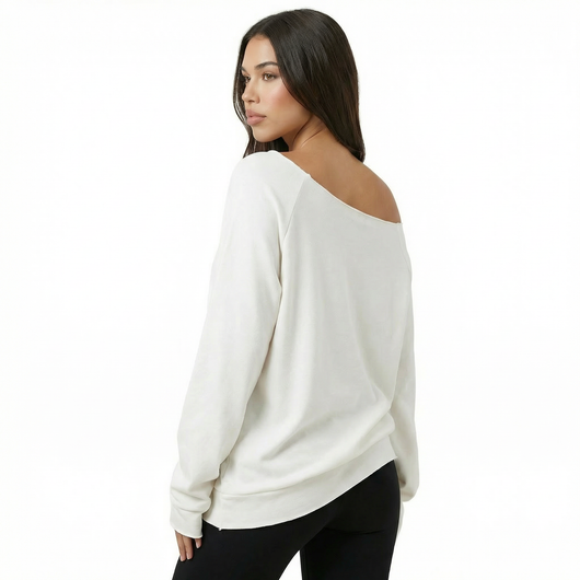 Signature Off Shoulder Sweatshirt