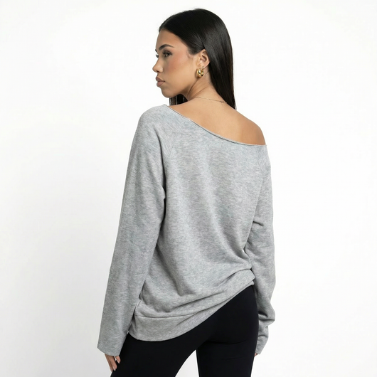 Signature Off Shoulder Sweatshirt